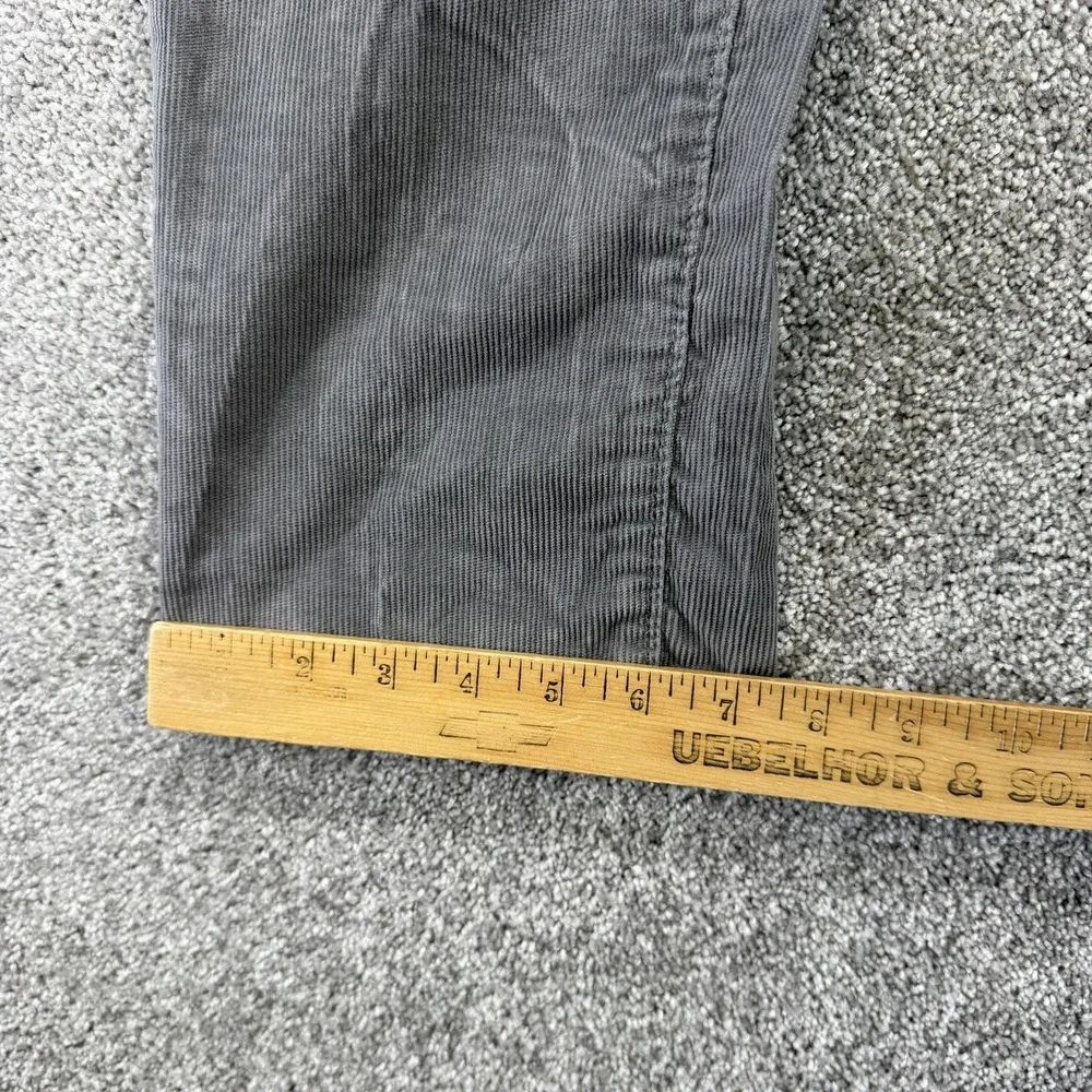 Levis 511 Slim Jeans Mens 34x32 Gray Corduroy Stretch Denim Casual Pants